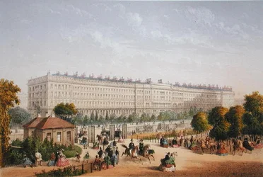 Jardines de Hyde Park, c.1862