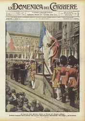 En el Concierto de las Músicas Aliadas en la Plaza del Duomo en Milán