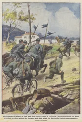 A los talones del enemigo en fuga