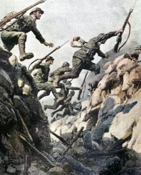 Batalla de Ortigara (junio de 1917). Placa de A. Beltrame