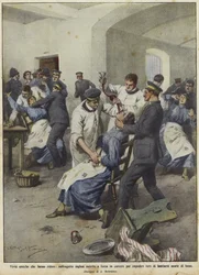 Sufragistas Británicas siendo Alimentadas a la Fuerza en Prisiones