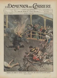 Dramática carrera ciclista en el velódromo de Berlín, mujeres quemadas por la gasolina de una moto