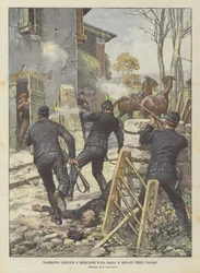 Dramático conflicto y destrucción de una banda de bandidos cerca de Palermo