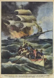 Llamas en el mar