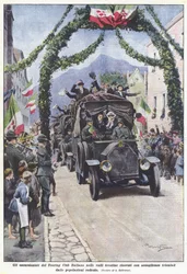 Los excursionistas del Touring Club Italiano en los valles trentinos recibidos con acogida