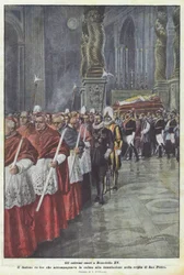 Los últimos honores a Benedicto XV