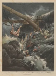 Los dramas del mar, naufragio, con cinco víctimas, del barco pesquero Ricordo cerca del puerto de Pesaro