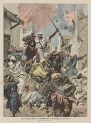 Los graves hechos de Marruecos, el bombardeo y saqueo de Casablanca