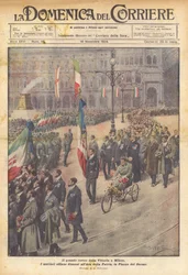 El gran desfile de la Victoria en Milán