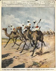 Tropas indígenas de la Colonia Eritrea en Tripolitania