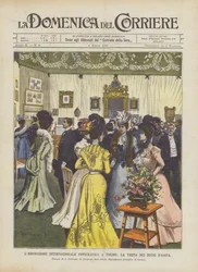 La Exposición Internacional Fotográfica en Turín, la visita de los duques de Aosta