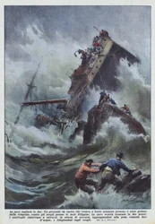 El barco partido en dos