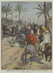 La pacífica penetración en el interior de Libia, el mudir del Sahel da la bienvenida a nuestras autoridades