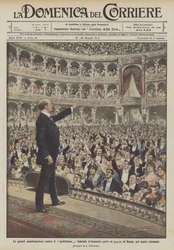 Las grandes manifestaciones contra el giolittismo, Gabriele d