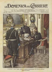 El zar Nicolás II firma el ukase relativo al proyecto de perfeccionamiento de las instituciones del imperio