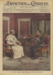 La histórica reunión del 11 de febrero entre Pío XI y Mussolini