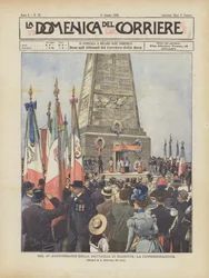 En el 40º aniversario de la batalla de Magenta, la conmemoración