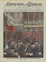 Reunión de la Asamblea Nacional en Versalles para la elección del nuevo presidente de la República francesa