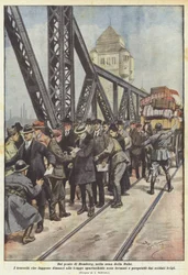 En el puente de Homberg, en la zona del Ruhr