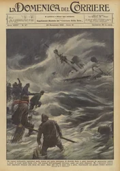 Un vapor británico, refugiado de la tormenta en el puerto noruego de Breivik Botn