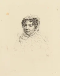 Retrato de la señora Desforges, prima de Devéria. (IFF 40)