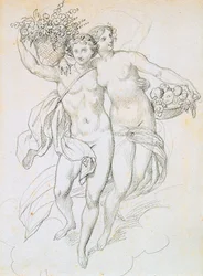 Psique y Cupido, c1820-1857