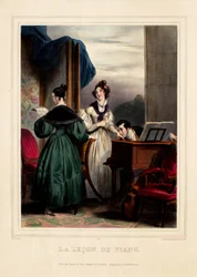 La lección de piano