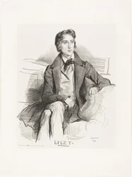 Retrato de Franz Liszt