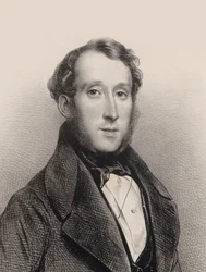 Retrato del pianista y compositor George Alexander Osborne 1806-1893, 1850