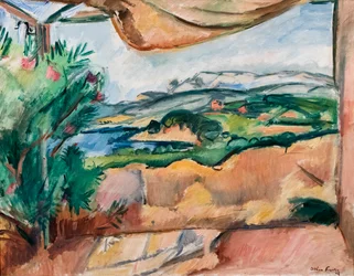 Paisaje en la terraza