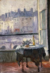 Naturaleza muerta en una ventana abierta; Nature Morte a la Fenetre Ouverte