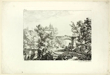 Paisaje, placa IV