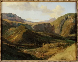 El templo de Segesta, Sicilia (pintura sobre lienzo)