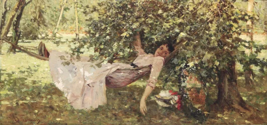 Joven mujer en la sombra
