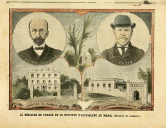 Ilustración de Achille Lemot en Le Pelerin