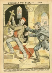 Ilustración de Achille Lemot (1846-1909) en Le Pelerin
