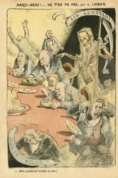 Ilustración de Achille Lemot en Le Pelerin