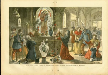 Ilustración de Achille Lemot (1846-1909) en Le Pelerin