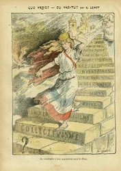 Ilustración de Achille Lemot en Le Pelerin