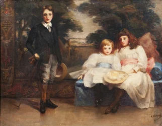 Los tres hijos del 4º Marqués de Cholmondeley