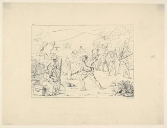 Formación de Bandas Guerrilleras de Grabados de la Guerra Confederada, 1861-63