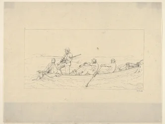 Marylanders Cruzando el Potomac para Unirse al Ejército del Sur de Confederate War Etchin..., 1861-63