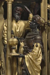 Adoración de los Magos (detalle)