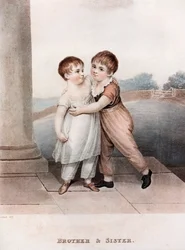 Hermano y hermana, finales del siglo XVIII-principios del siglo XIX, 1913