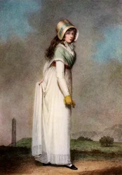 Retrato de una chica irlandesa, finales del siglo XVIII-principios del siglo XIX, 1910