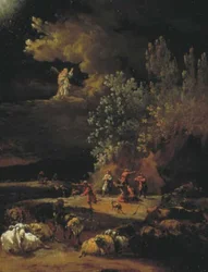 La anunciación del ángel a los pastores