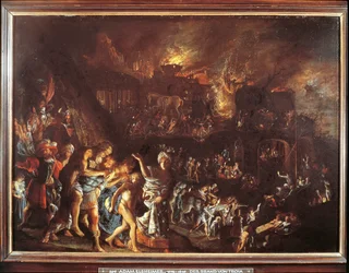 El incendio de Troya, c. 1604
