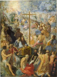 El retablo de Fráncfort de la Exaltación de la Vera Cruz