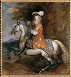 Lord William Cavendish, más tarde 4º Conde y 1º Duque de Devonshire a caballo