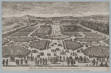 El jardín de las Tullerías, 1680